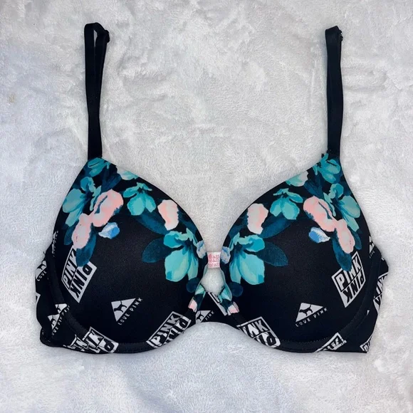 PINK victoria secret push up bra - Picture 1 of 3